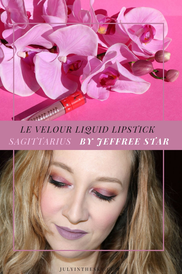 blog beauté jeffree star velour liquid lipstick sagittarius