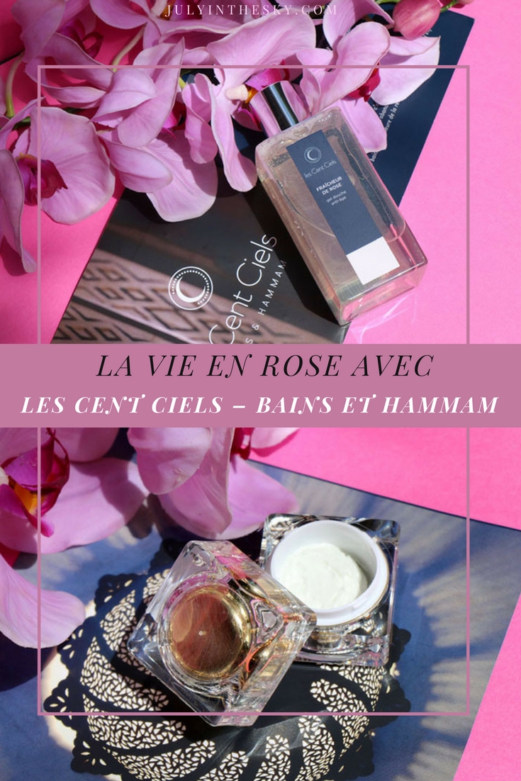 blob beauté Les Cent Ciels bains hammam fraicheur rose intense gommage éclat essentielle