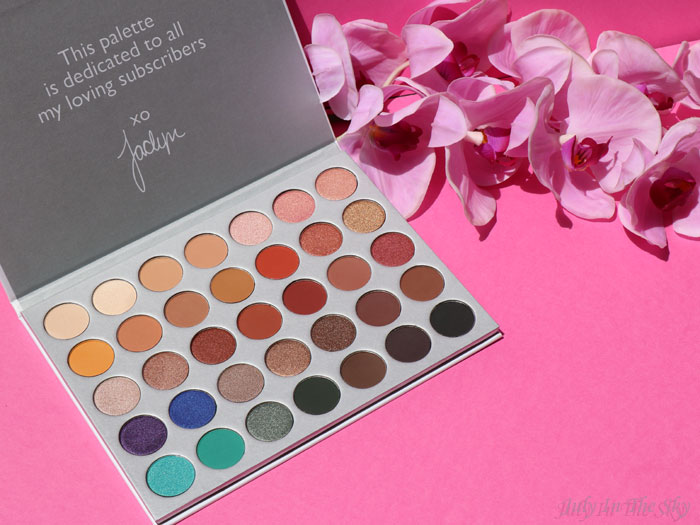 blog beauté palette morphe x jaclyn hill