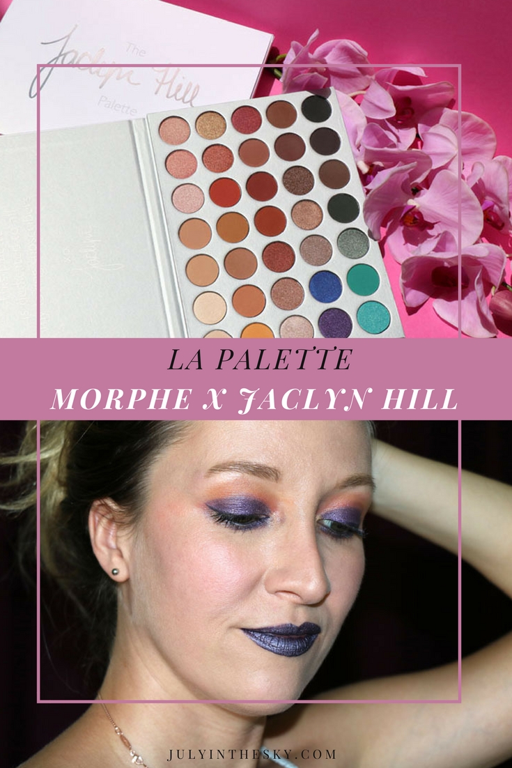 blog beauté palette morphe x jaclyn hill
