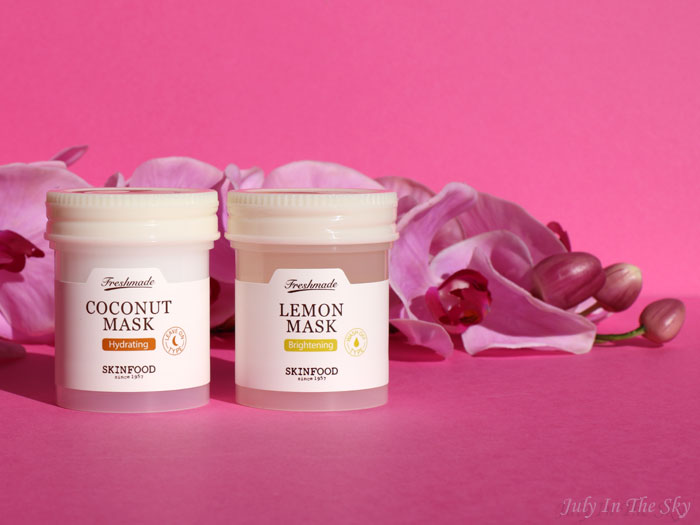 blog beauté skinfood freshmade lemon mask coconut mask