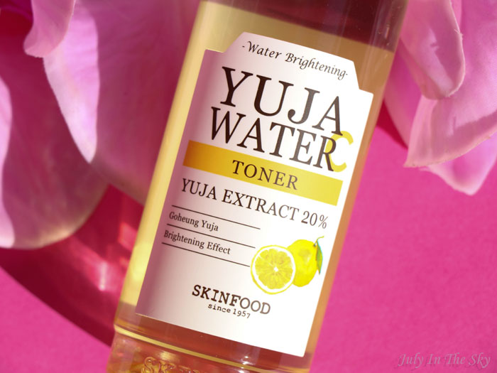 blog beauté skinfood yuja water toner yuzu