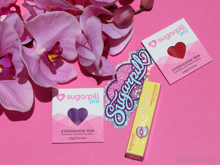 blog beauté sugarpill love+ poison plum eyeshadow pan liquid lip color