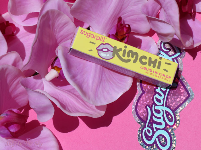 blog beauté sugarpill liquid lip color kim chi