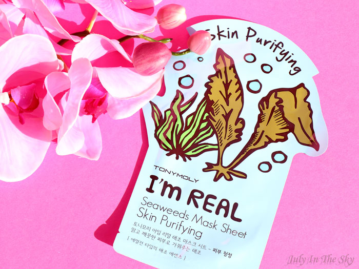 blog beauté mooni tony moly im real seaweed mask sheet skin purifying