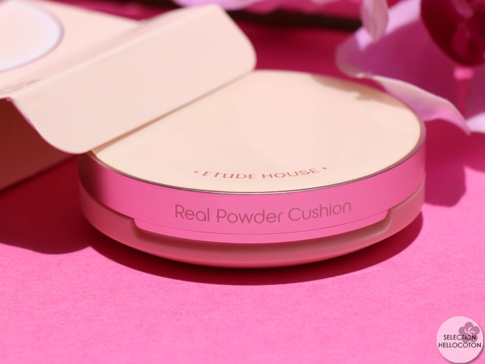 La Real Powder Cushion d'Etude House pour ma peau mixte