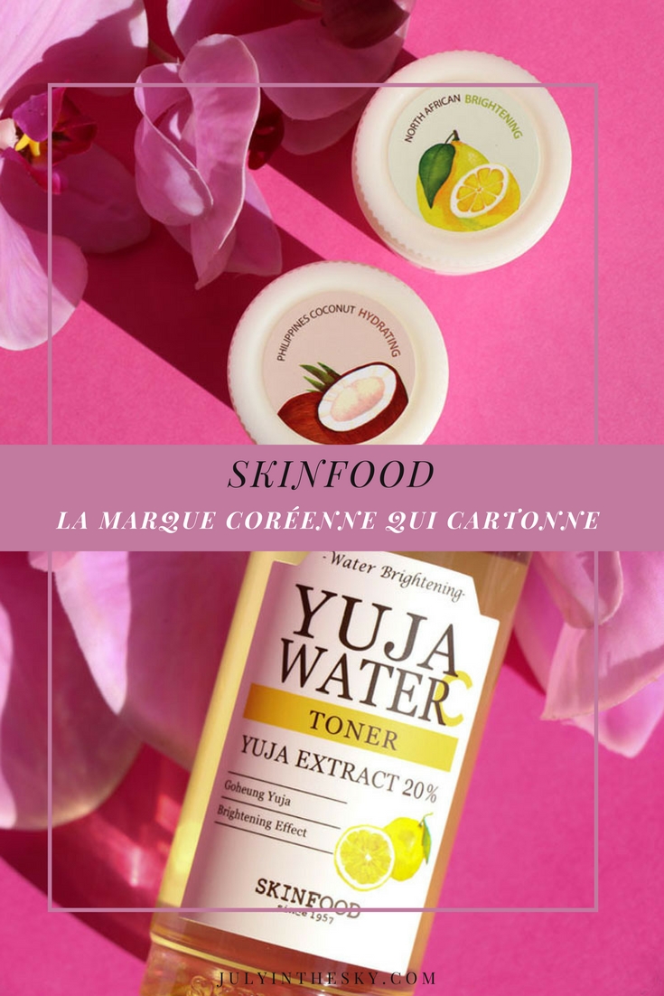 blog beauté skinfood freshmade mask yuja water