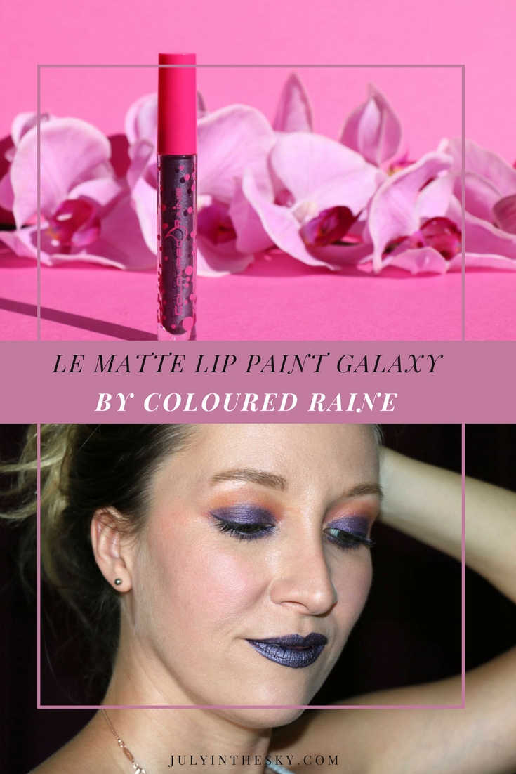 blog beauté matte lip paint coloured raine galaxy