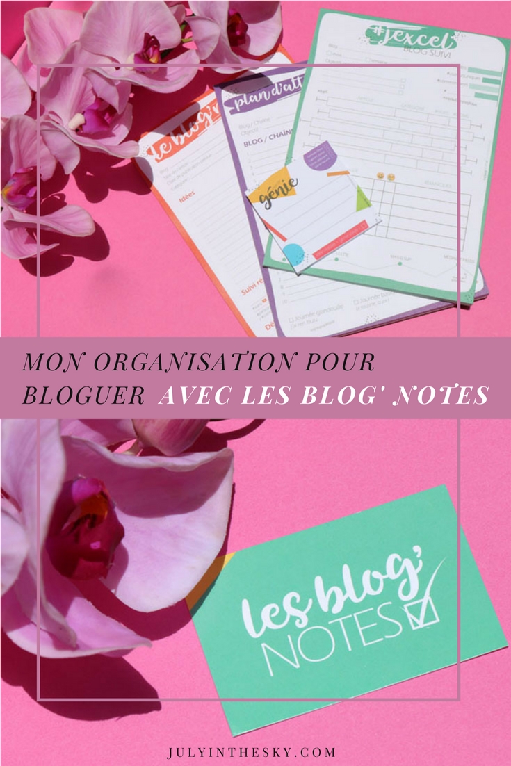 blog beauté organisation bloguer Les Blog' Notes