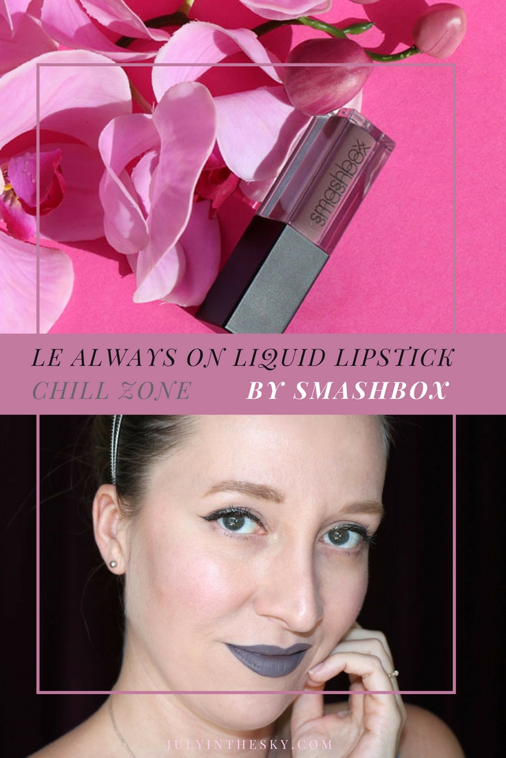 blog beauté Always On Liquid Lipstick Chill Zone Smashbox