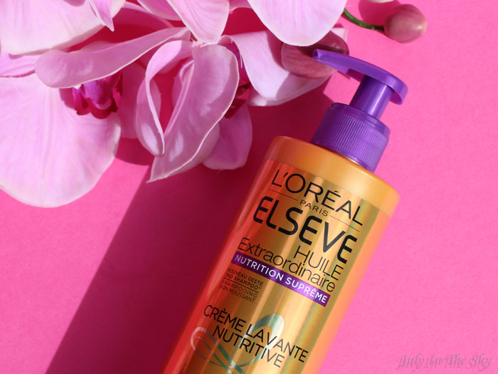 blog beauté low poo huile extraordinaire creme lavante nutritive l'oréal