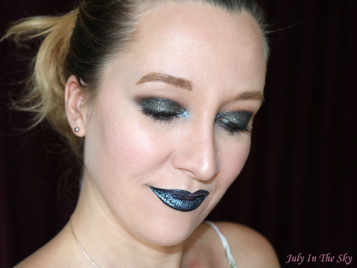 blog beauté stila magnificent metals glitter and glow liquid eye shadow molten midnight