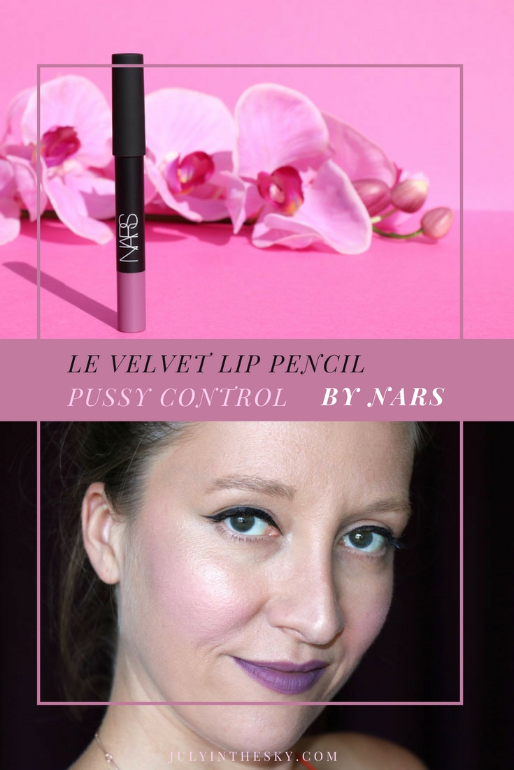 blog beauté nars Velvet Matte Lip Pencil Pussy Control