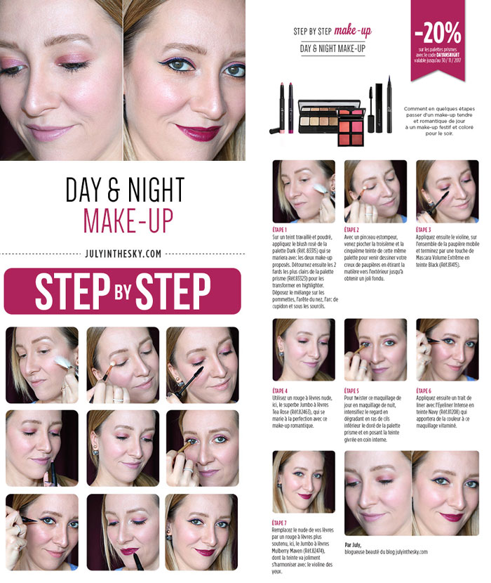 blog beauté E.L.F., eyes, lips, face, tutoriel, day & night, make-up