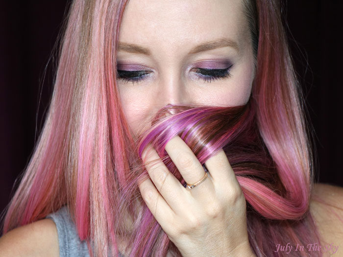 blog beauté unicorn hair pink cheveux licorne tigi