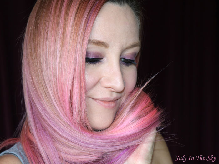 blog beauté unicorn hair pink cheveux licorne tigi