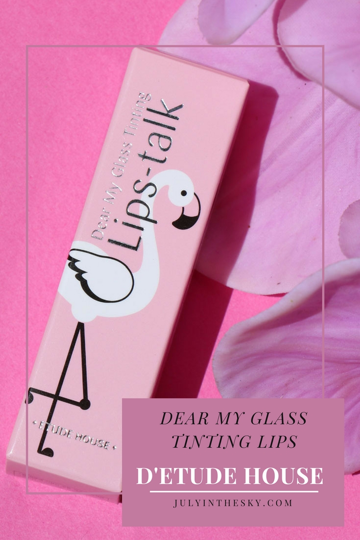 blog beauté Kbeauty etude house Dear my glass tinting lips