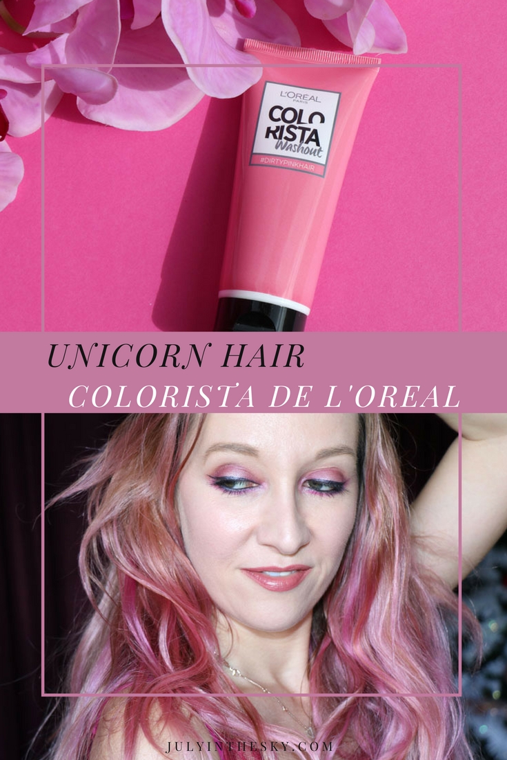 blog beauté colorista L'Oréal washout 1 week color pastel dirtypink