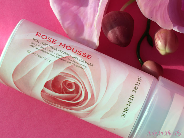 blog beauté Real Fresh Rose Mousse Foam Cleanser Nature Republic