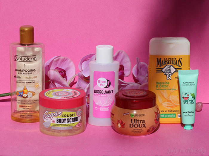 blog beauté produits termines evoluderm garnier soap-and glory le petit marseillais