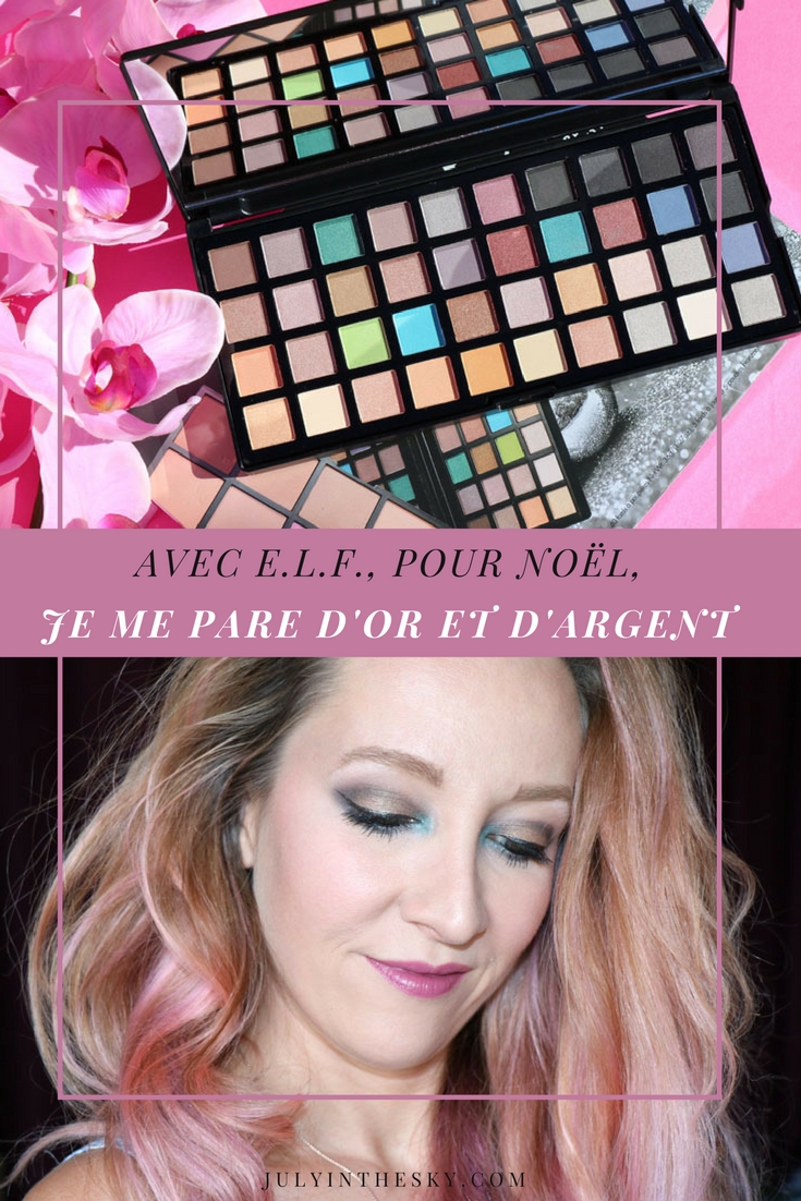 blog beauté E.L.F. tutoriel make-up maquillage noël Spotlight Ready Palette
