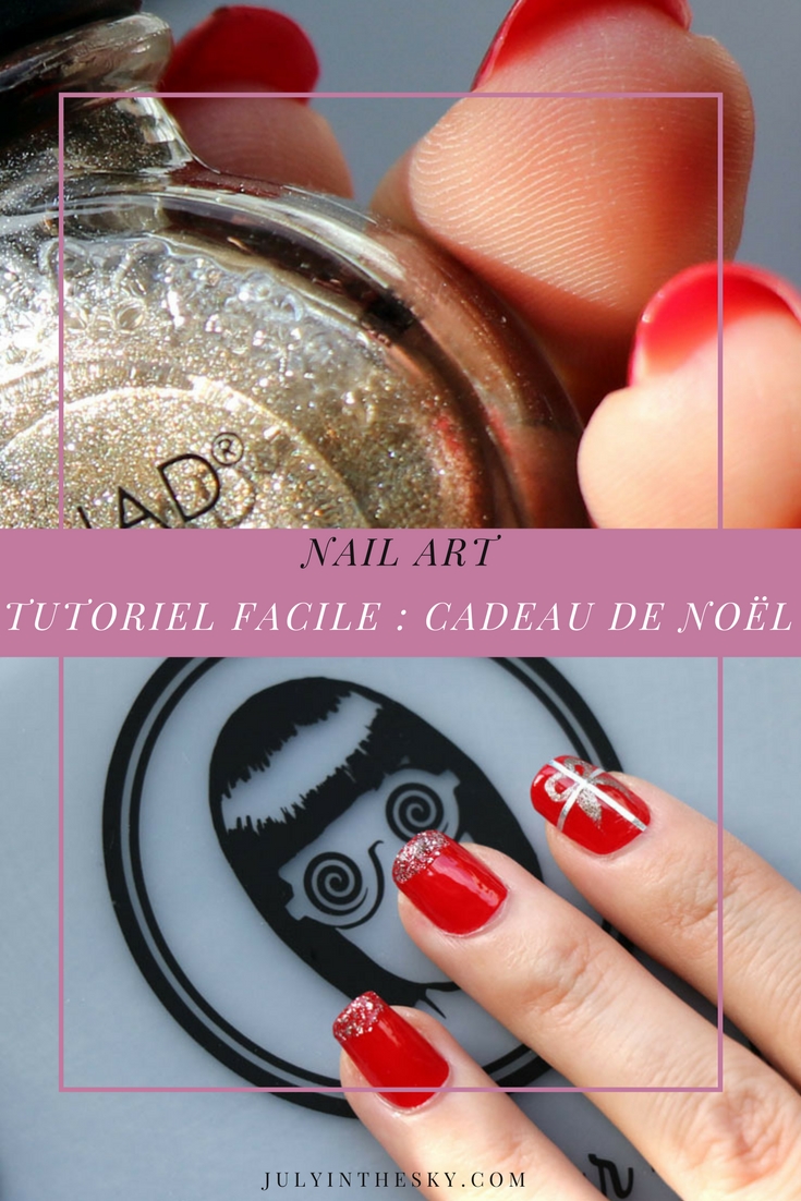 blog beauté nail-art tutoriel noël facile cadeau