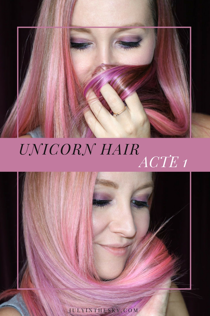 blog beauté unicorn hair pink cheveux licorne tigi