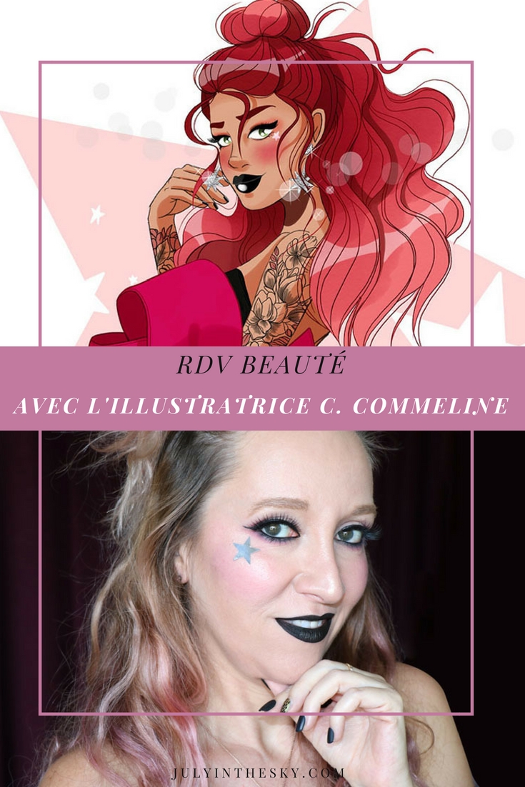 blog beauté RDV Beauté illustratrice maquillage C Commeline