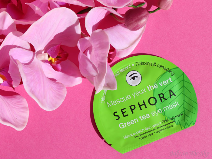 blog beauté masque yeux thé vert sephora