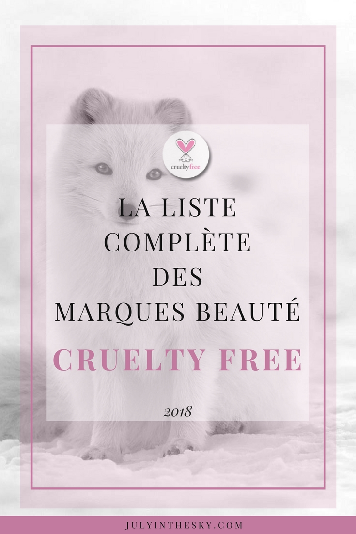 blog beauté liste marques cruelty free kbeauty 2018