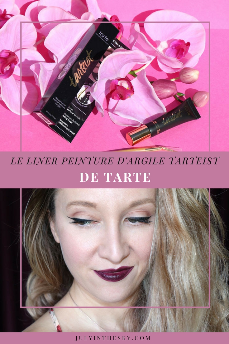 blog beauté Tarte liner peinture d'argile Tarteist avis test swatch