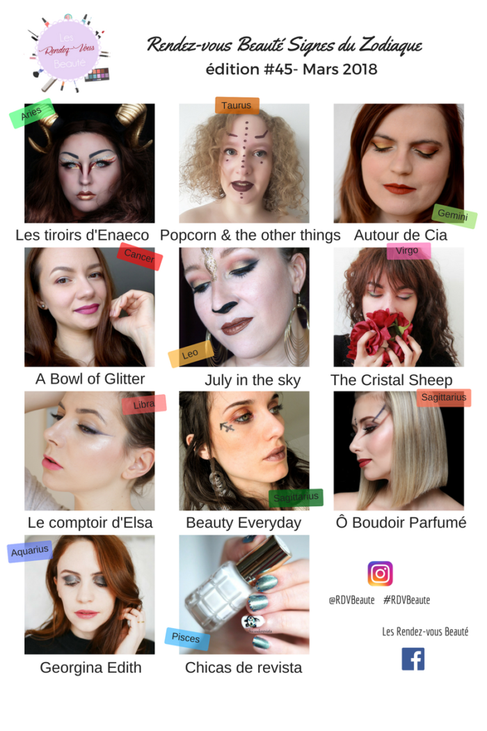 blog beauté RDV Beauté maquillage tutoriel zodiaque lion