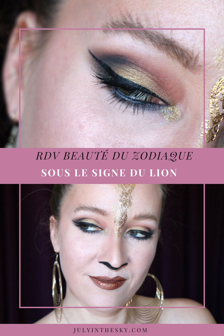 blog beauté RDV Beauté maquillage tutoriel zodiaque lion