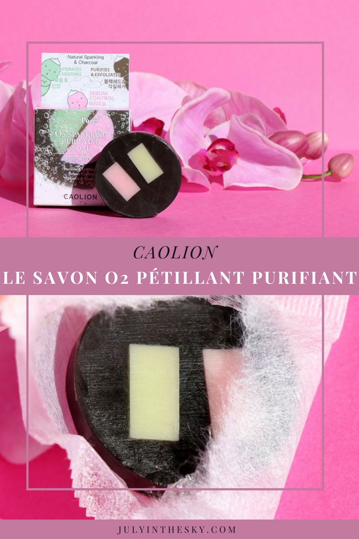 blog beauté Savon O2 Pétillant Purifiant Caolion avis kbeauty