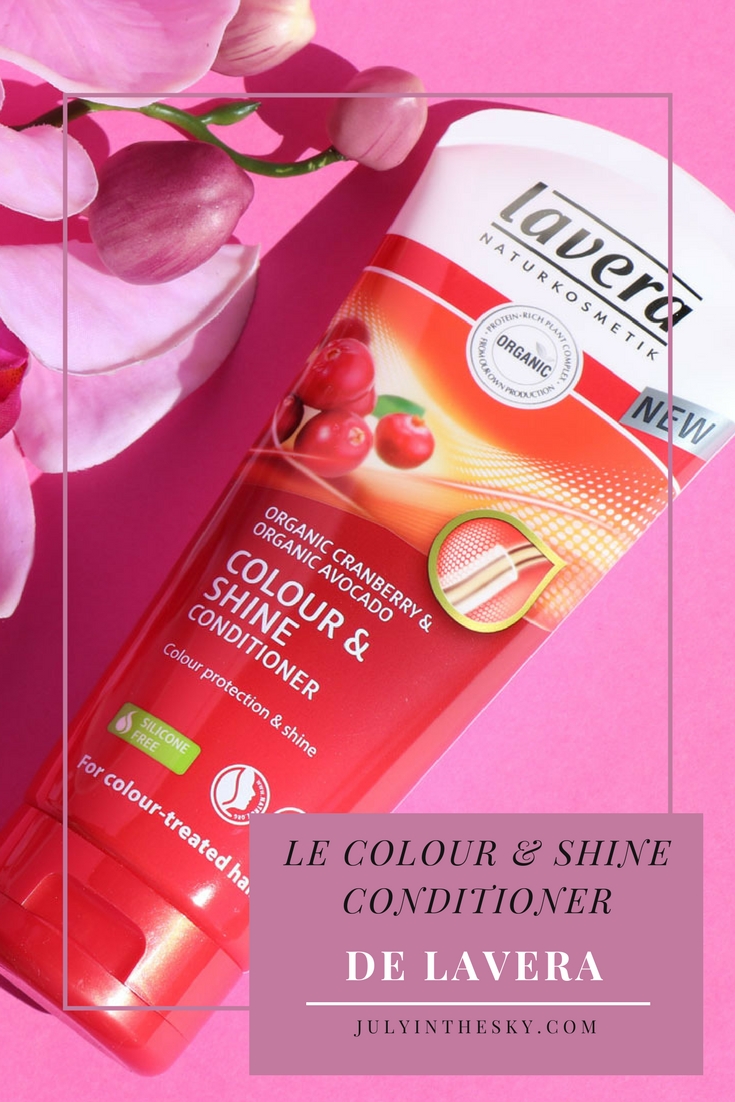 blog beauté colour and shine conditioner lavera après-shampooing protection couleur bio avis