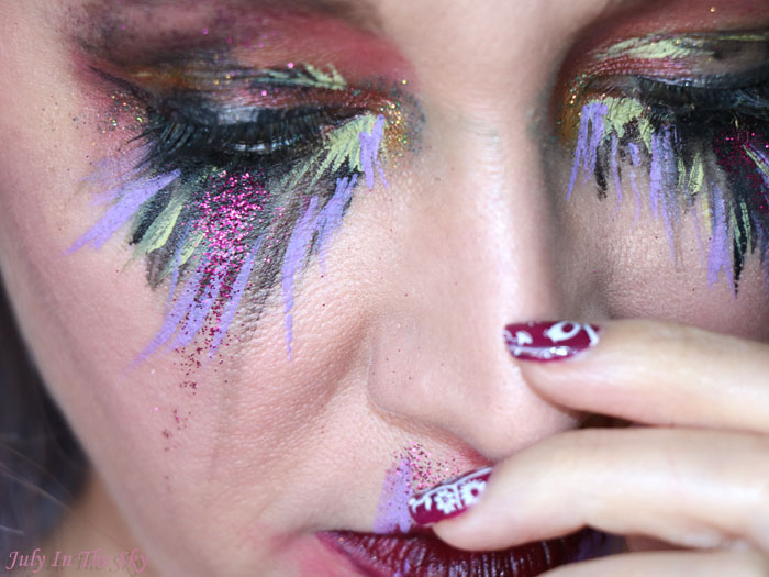 blog beauté tutoriel maquillage Art&Freak Show abstrait Abstraction Post Coachella