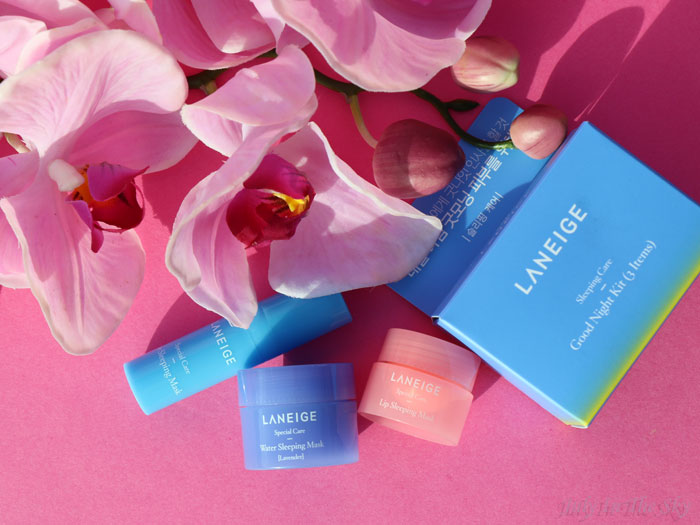 blog beauté kbeauty good night kit laneige sleeping mask