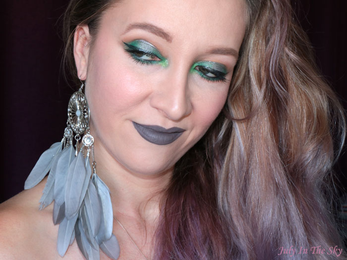 blog beauté tutoriel maquillage Monday Shadow Challenge gris émeraude