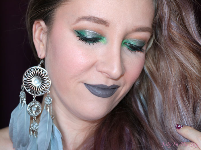 blog beauté tutoriel maquillage Monday Shadow Challenge gris émeraude