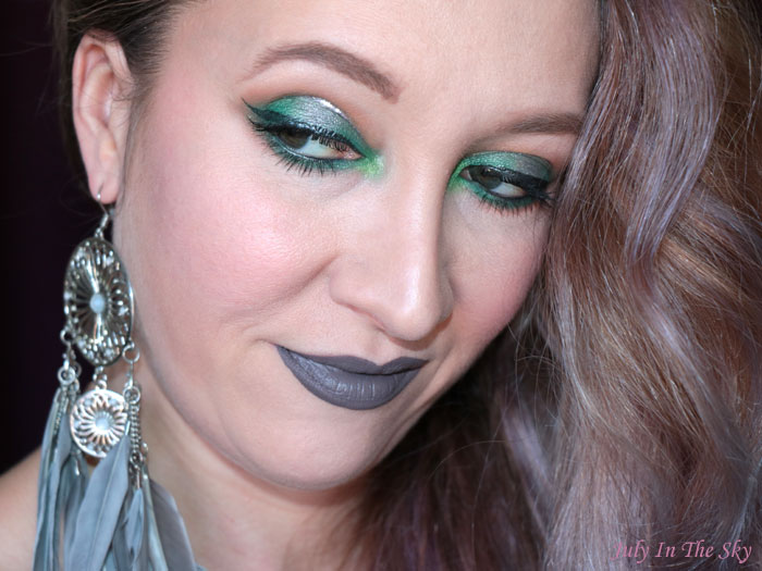 blog beauté tutoriel maquillage Monday Shadow Challenge gris émeraude