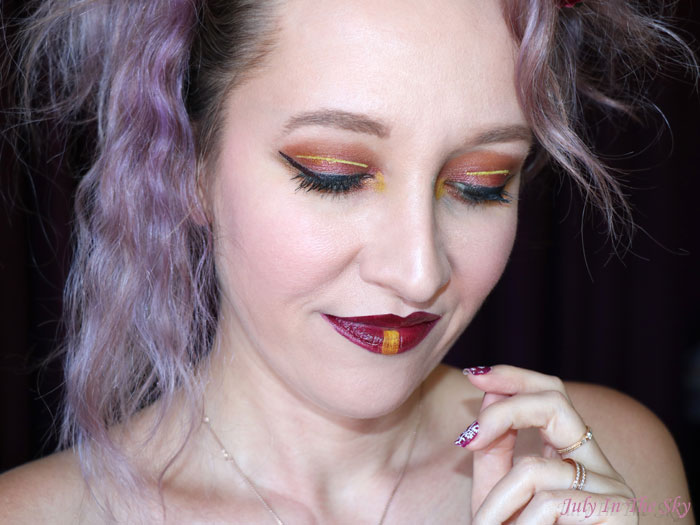 blog beauté tutoriel maquillage Monday Shadow Challenge Jaune Marsala