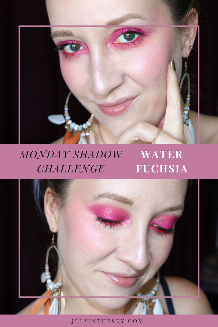 blog beauté Monday Shadow Challenge corail fuchsia tutoriel maquillage