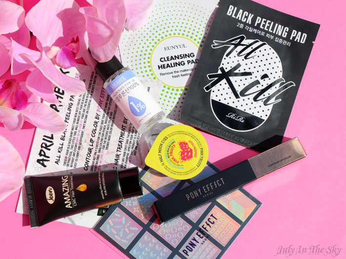 blog beauté kbeauty Joah Box avril avis test