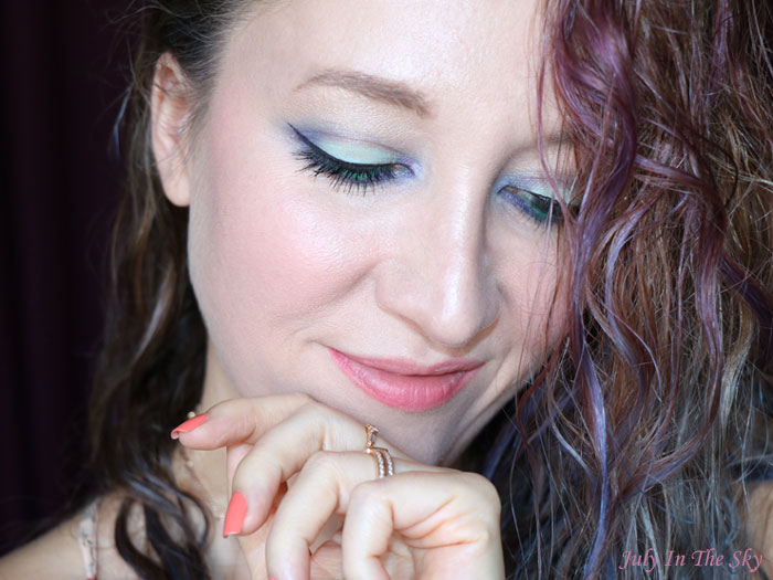 blog beauté Monday Shadow Challenge menthe champagne tutoriel maquillage