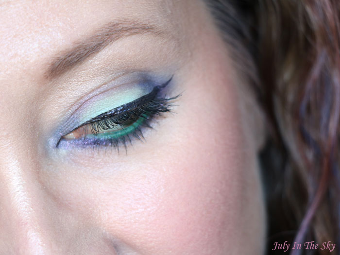 blog beauté Monday Shadow Challenge menthe champagne tutoriel maquillage