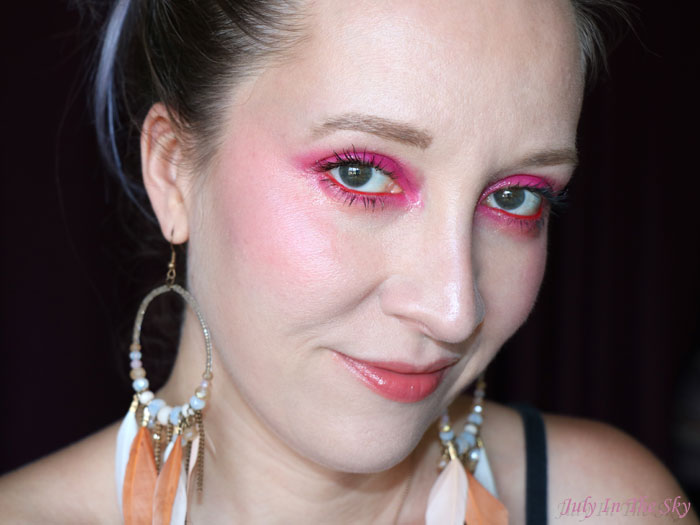 blog beauté Monday Shadow Challenge corail fuchsia tutoriel maquillage