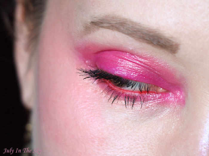 blog beauté Monday Shadow Challenge corail fuchsia tutoriel maquillage