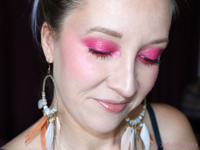 blog beauté Monday Shadow Challenge corail fuchsia tutoriel maquillage