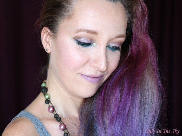 blog beauté tutoriel mondau shadow challenge teal rose gold