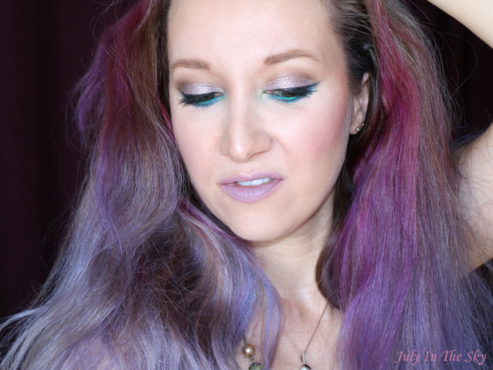 blog beauté tutoriel mondau shadow challenge teal rose gold